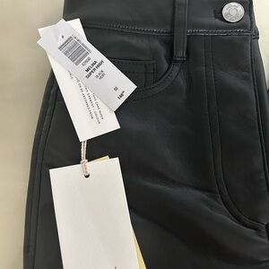 BNWT Wilfred Melina Super High Rise Faux Leather Pants